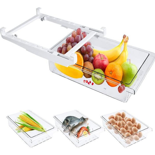 Adjustable Fridge Storage Organizer Bin