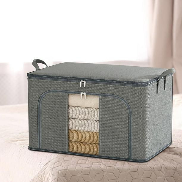 Foldable Clothes Storage Box with Transparent Window